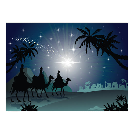 Three Wise Men Christmas Card